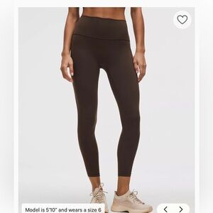 Wunder Train High-Rise Tight with Pockets 25" in Espresso